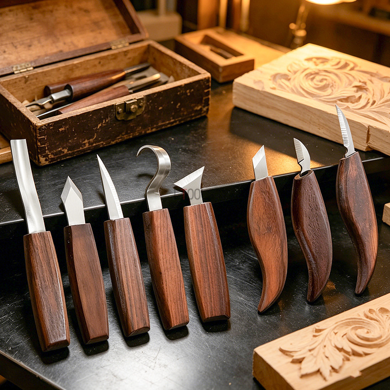Woodworking Kits For Beginners - 목공 조각 키트 세트 수공구 나이프