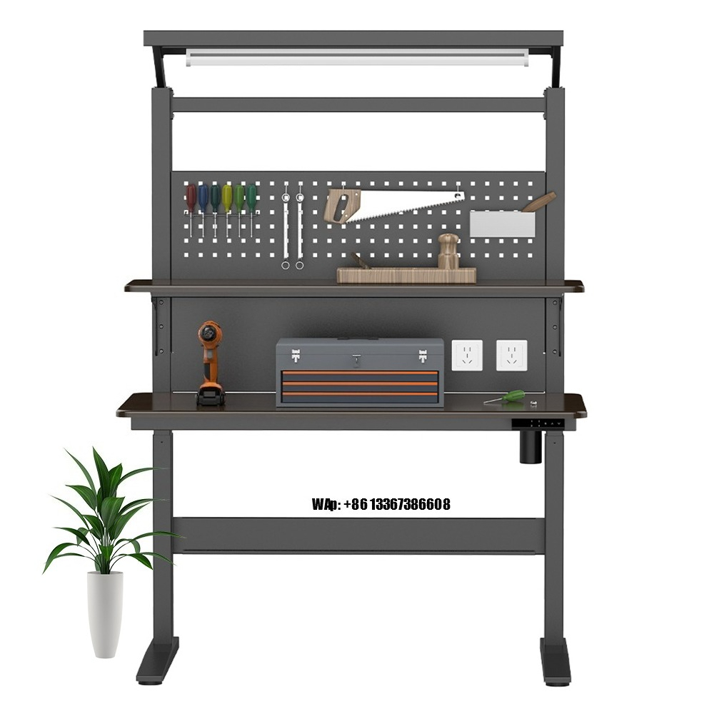 Workbench Woodworking - 높이 조절 가능한 바닥 설치형 작업대,