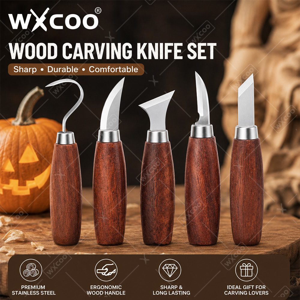 Woodworking Kits For Beginners - WXCOO 목공 조각칼 세트 탄소강 날카로운