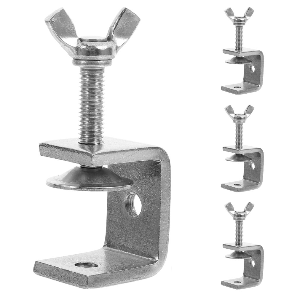 Woodworking Clamp - 4개의 고강도 미니 스테인리스 스틸 C