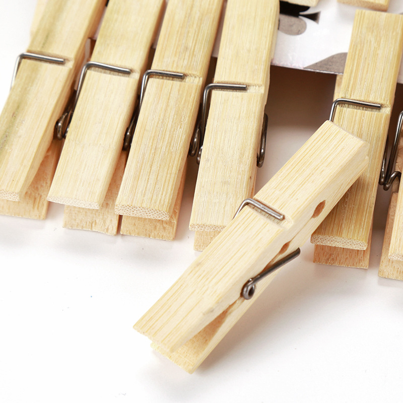 20Pcs 천연 대나무 옷 못 나무 양말 침대 시트 방 - Woodworking Z Clips 리뷰 및 가격
