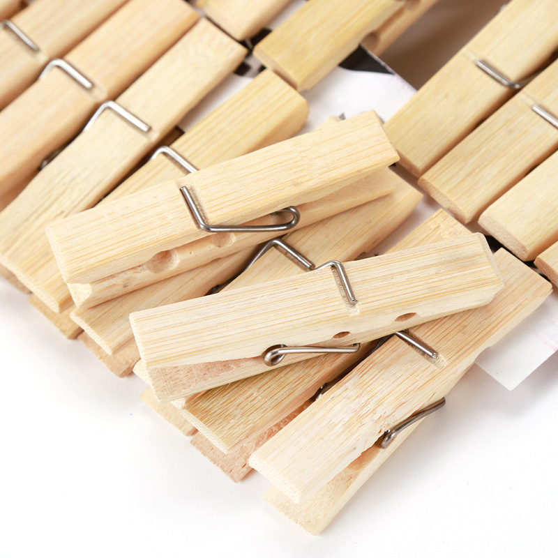 20Pcs 천연 대나무 옷 못 나무 양말 침대 시트 방 - Woodworking Z Clips 리뷰 및 가격