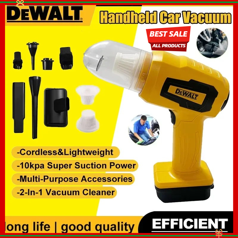 DEWALT 휴대용 자동차 진공 청소기 10Kpa 무선 - Woodworking Ai 리뷰 및 가격