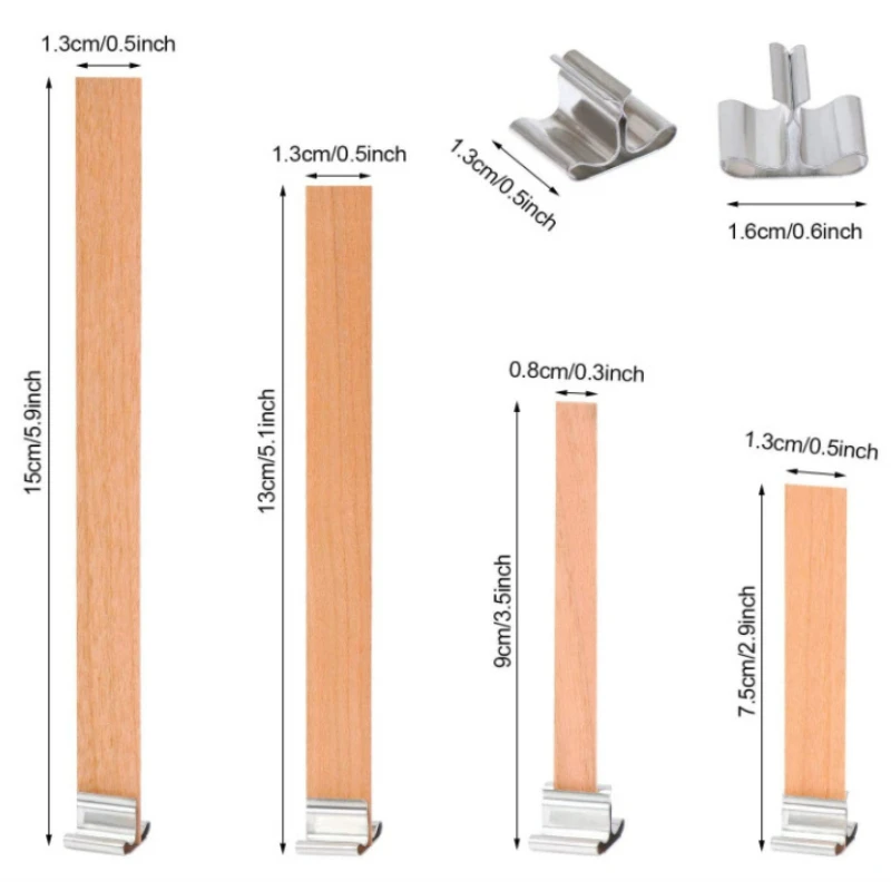 30pcs 클립 기본 공예 고리 버들 파라핀 밀랍 불타 - Woodworking Z Clips 리뷰 및 가격
