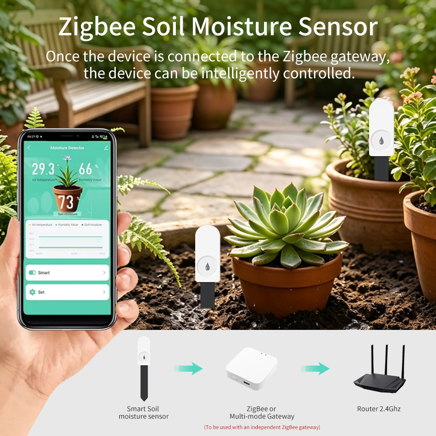 Tuya Zigbee3.0 토양 수분 센서 온도 습도  - Woodworking App 리뷰 및 가격