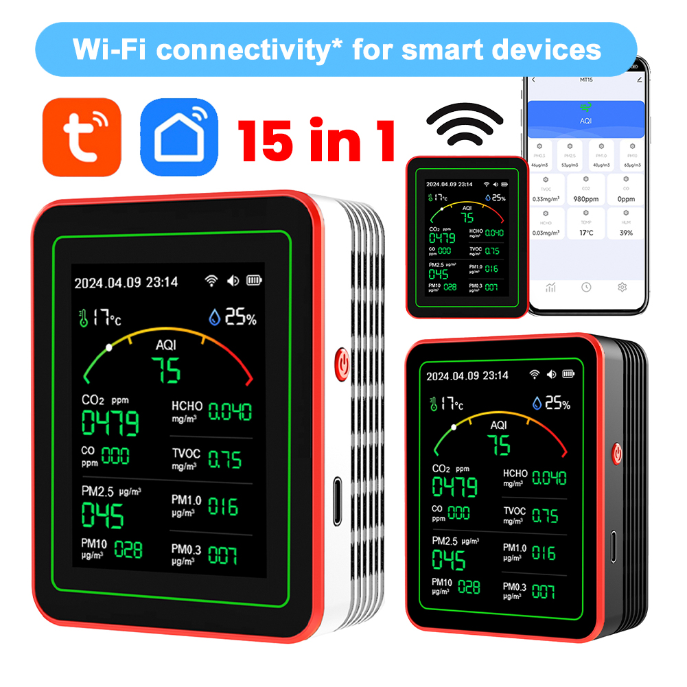 Tuya WiFi 15-in-1 가정용 CO CO2 T - Woodworking App 리뷰 및 가격