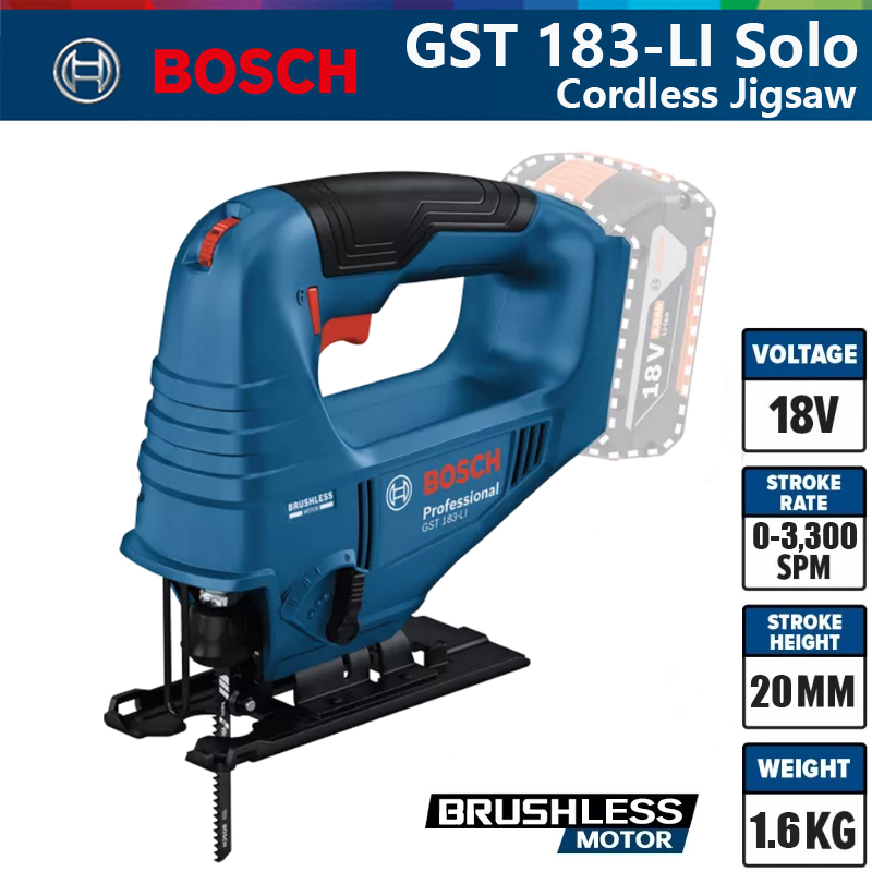 보쉬 GST 183-LI 전문 전기 직소 브러시리스 직 - Woodworking Saw 리뷰 및 가격