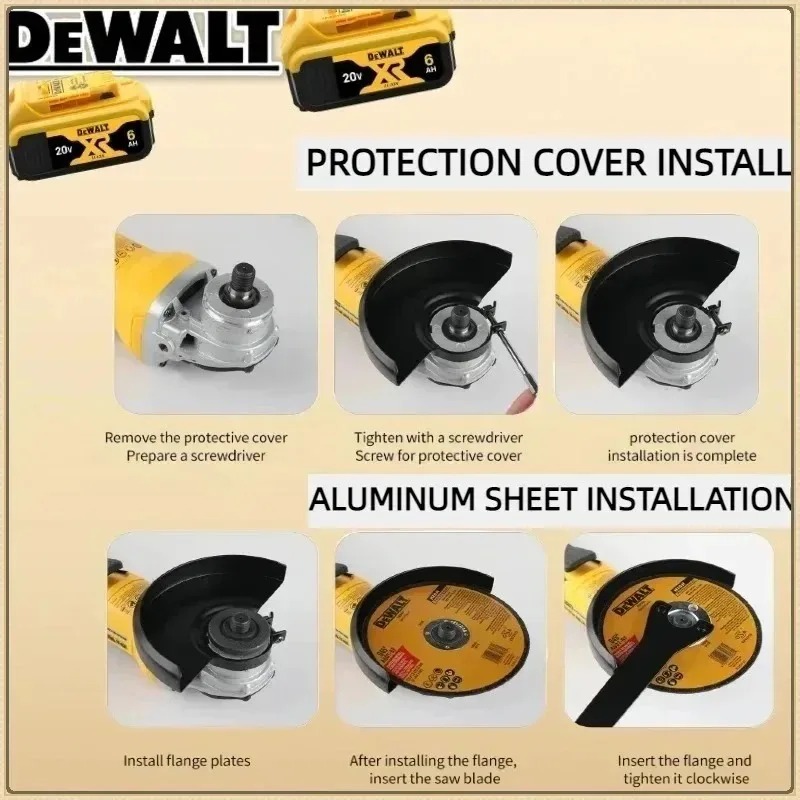 Dewalt DCG406 125MM 앵글 그라인더 무선 - Woodworking Ai 리뷰 및 가격