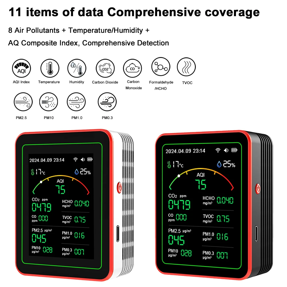 Tuya WiFi 15-in-1 실내 공기질 모니터 T - Woodworking App 리뷰 및 가격