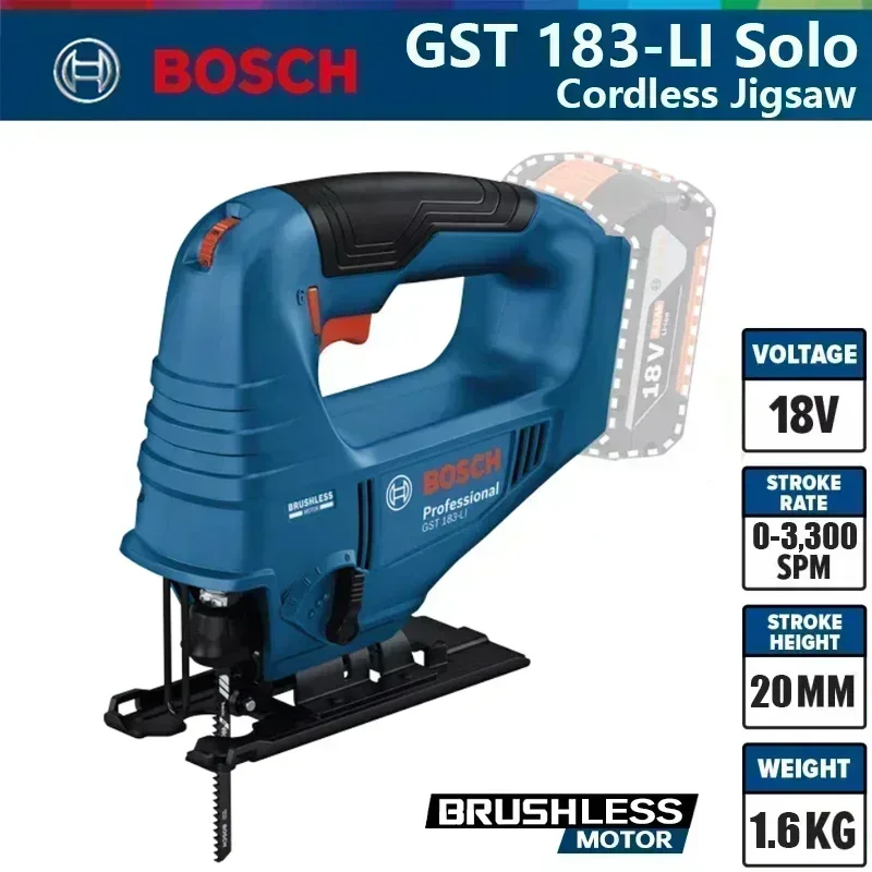 보쉬 GST 183-LI 전문 전기 직소 브러시리스 직 - Woodworking Saw 리뷰 및 가격