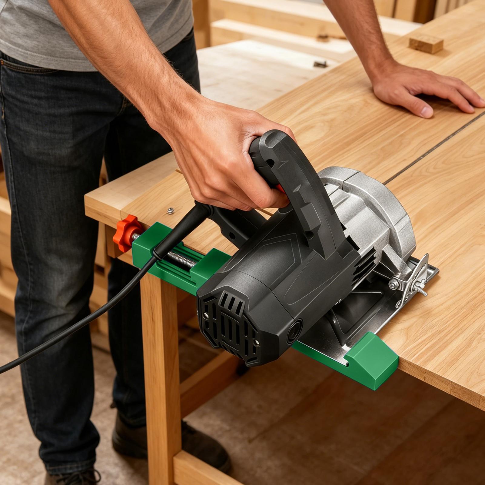 원형톱 절단기용 커팅 가이드, 베이스 슬라이딩 트랙,  - Woodworking Saw 리뷰 및 가격
